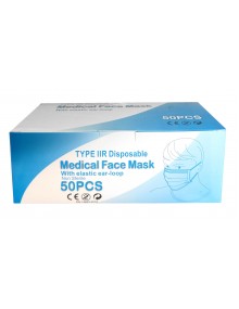 Type IIR Medical Face Mask box of 50 COVID-19 Products