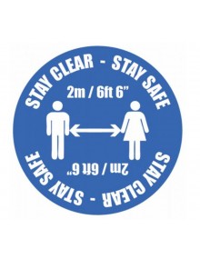Coronavirus - Social Distancing Floor Graphic Safety Sign  