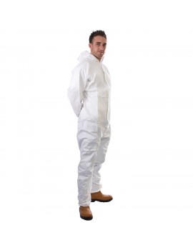 Supertex® SMS Type 5/6 Coverall - White Food Industry