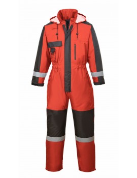 Portwest S585 - Winter Coverall - Red Clothing