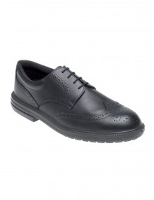 Himalayan black leather brogue safety shoe Footwear