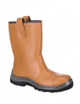 FW12 Tan fur lined rigger boots Footwear