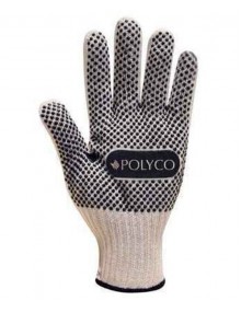 Polyco Firmadot PVC Dot Coated Knitted Ambidextrous Gloves Mechanical Hazzard