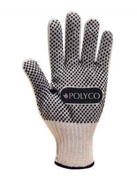 Polyco Firmadot PVC Dot Coated Knitted Ambidextrous Gloves Mechanical Hazzard