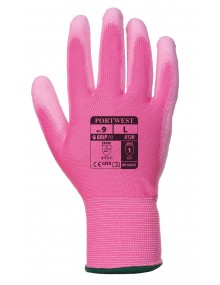 Portwest General Handling PU Gloves - Pink Gloves