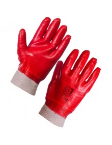 Supertouch PVC Fully Coated Knitwrist Glove  Mechanical Hazzard