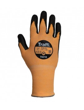 TraffiGlove TG310 Cut B PU Long Cuff Glove - Pack of 10 Gloves