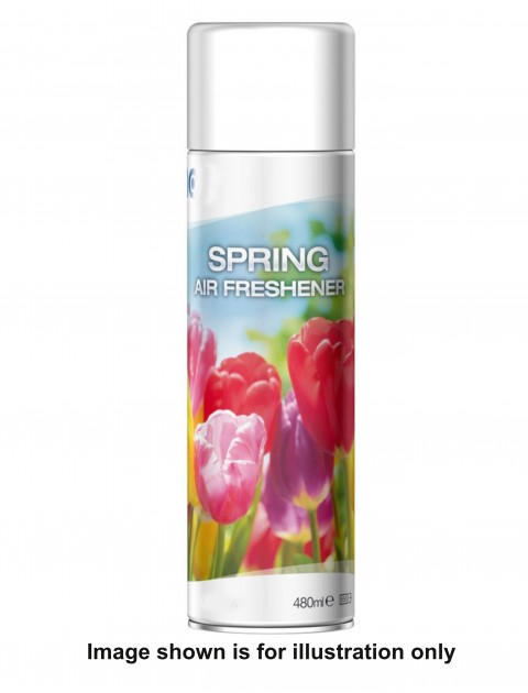 Spring Flower Air Freshener (Aerosol) case of 6 x 480ml Hygiene