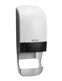 Katrin  System Toilet Dispenser with Core Catcher - White Hygiene