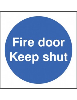  Fire Door Keep Shut - Rigid Plastic 2 sizes Site Products
