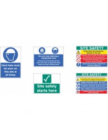 Construction site sign starter pack Site Products