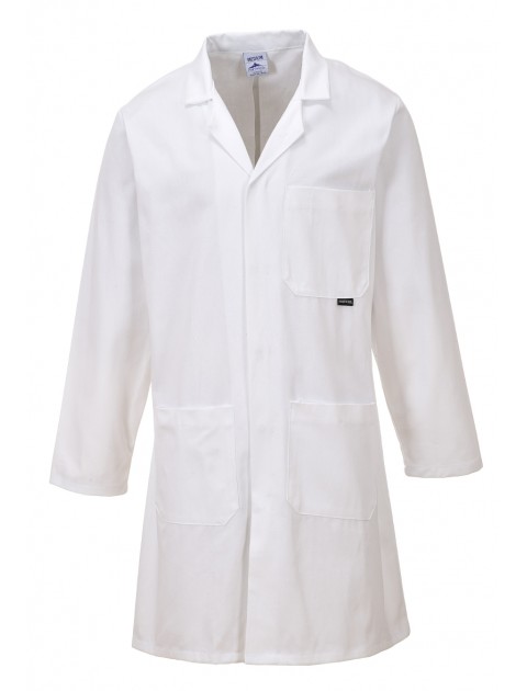 Laboratory Coat 305g 100% Cotton - White - C851 Clothing