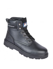 Himalayan 1120 Black Leather Safety Boot Footwear