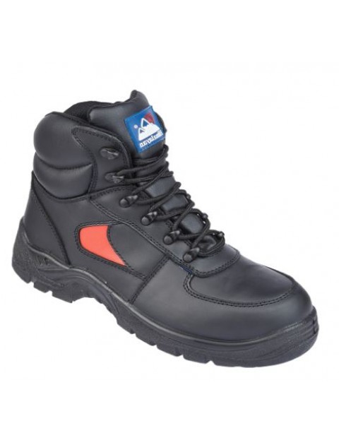 Himalayan 3414 Black Leather Safety Boot Footwear