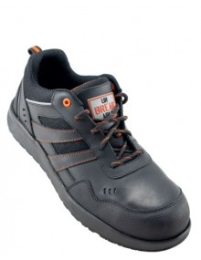 Unbreakable U100 Stream Composite Black Leather Safety Trainer Footwear