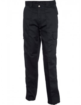 Uneek UC902 Cargo Trouser - Black  Long Workwear