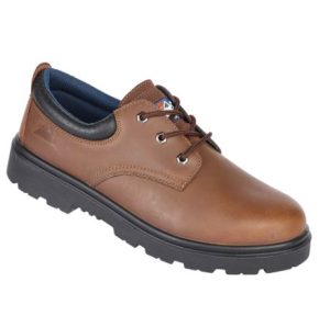 Himalayan 1411 Brown Leather Safety Shoes