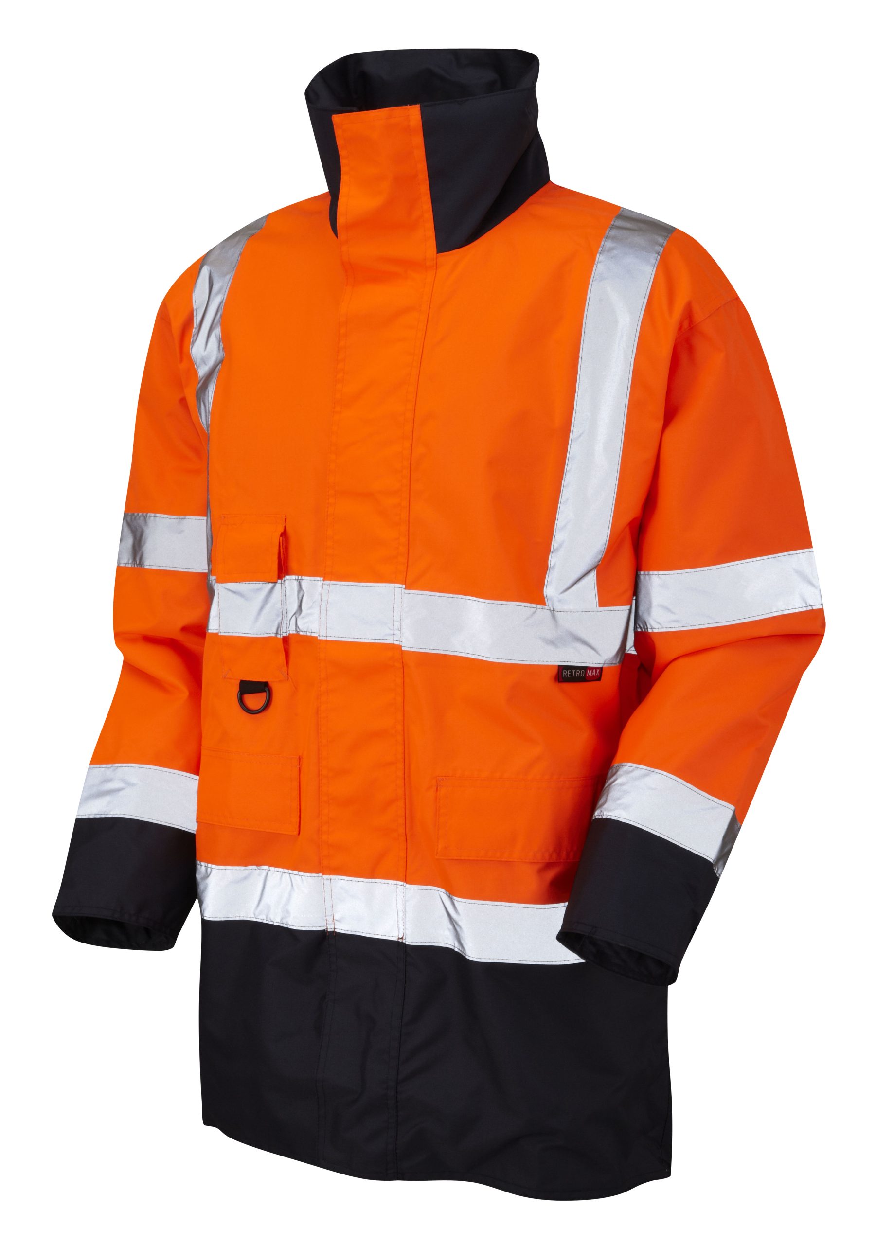 Leo Tawstock – ISO 20471 Class 3 Anorak Orange/Navy