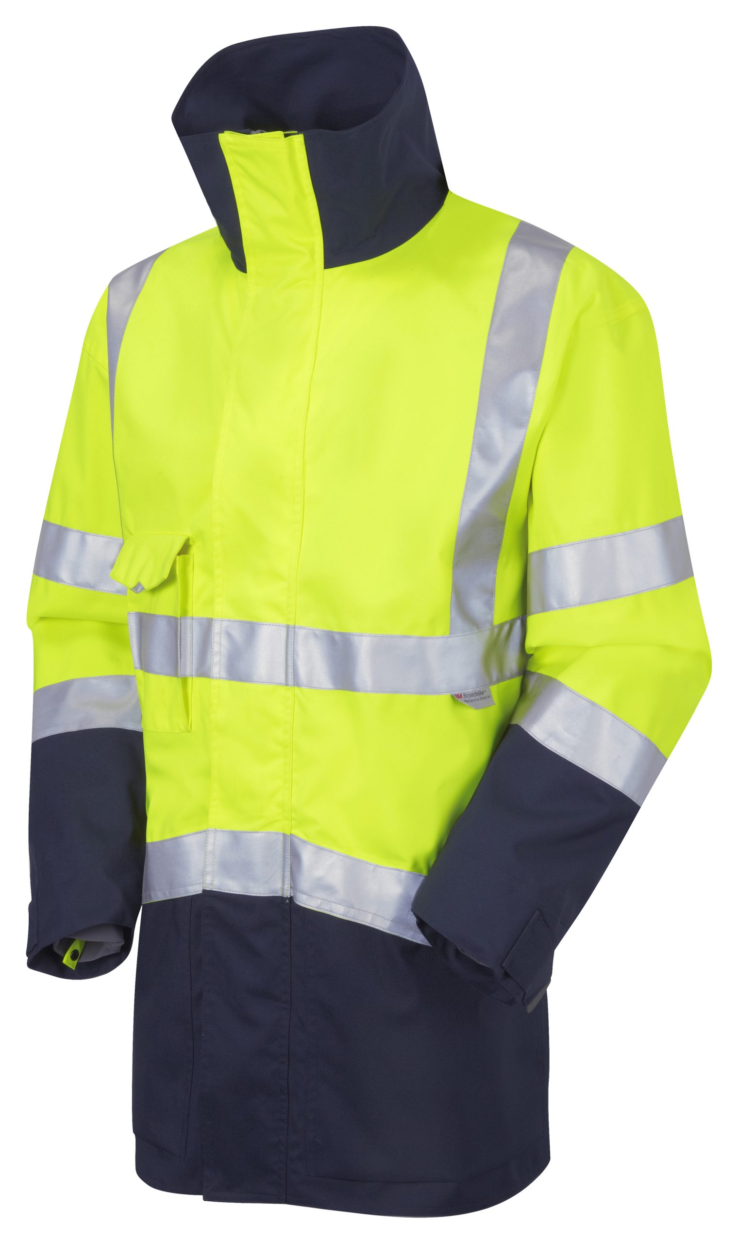 Leo Clovelly – ISO 20471 Class 3 Breathable  Anorak A04-Y/NV
