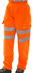 Beeswift Orange High Visibility Joggers Trousers