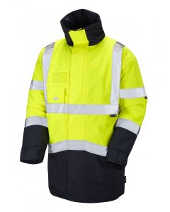 Leo Marwood ISO 20471 Class 3 Superior Anorak Yellow/Navy