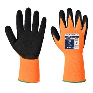 Portwest A340 - Hi-Vis Grip Glove - Latex Pack 12