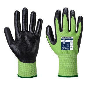Portwest A645 - Green Cut - Nitrile Foam Gloves