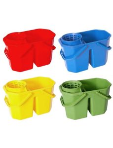 Dual Mop Bucket 14lt – Choice of colours
