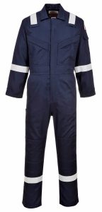 FR21 - Flame Resistant Super Light Weight Anti-Static Coverall - Navy