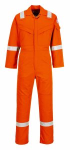 FR21 - Flame Resistant Super Light Weight Anti-Static Coverall - Orange