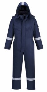 Portwest FR53 - FR Anti-Static Winter Coverall – Navy