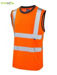 Leo Ashford Comfort Sleeveless T-Shirt Orange