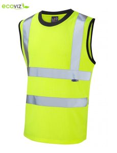 Leo Ashford Comfort Sleeveless T-Shirt Yellow