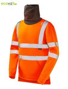 Leo SS06 Coombesgate Snood Sweatshirt - Orange