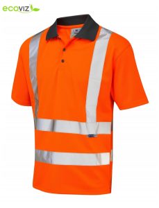 Leo Rockham P02-O Coolviz Polo Shirt Orange
