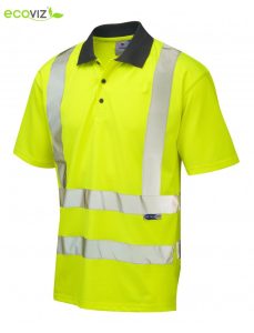Leo Rockham P02-Y Coolviz Polo Shirt Yellow