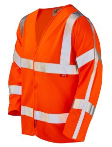Leo S11-o Parkham Sleeved Waistcoat - Orange