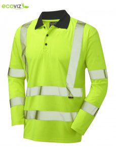 Leo Swimbridge Long Sleeved Polo Shirt - Yellow P05-Y