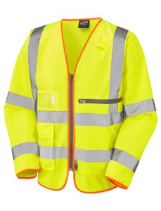 Leo Heddon Sleeved Waistcoat - Yellow