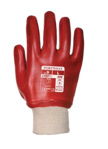 Portwest A400 Knitwrist PVC Gloves