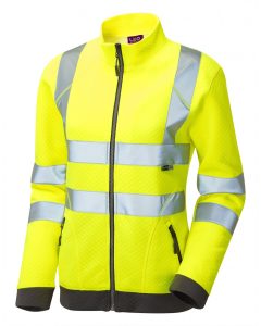 Leo Hollicombe Women's Zipped Sweatshirt Yellow SSL03-Y