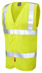 Leo Clifton Anti-Static Waistcoat W19-Y - Yellow