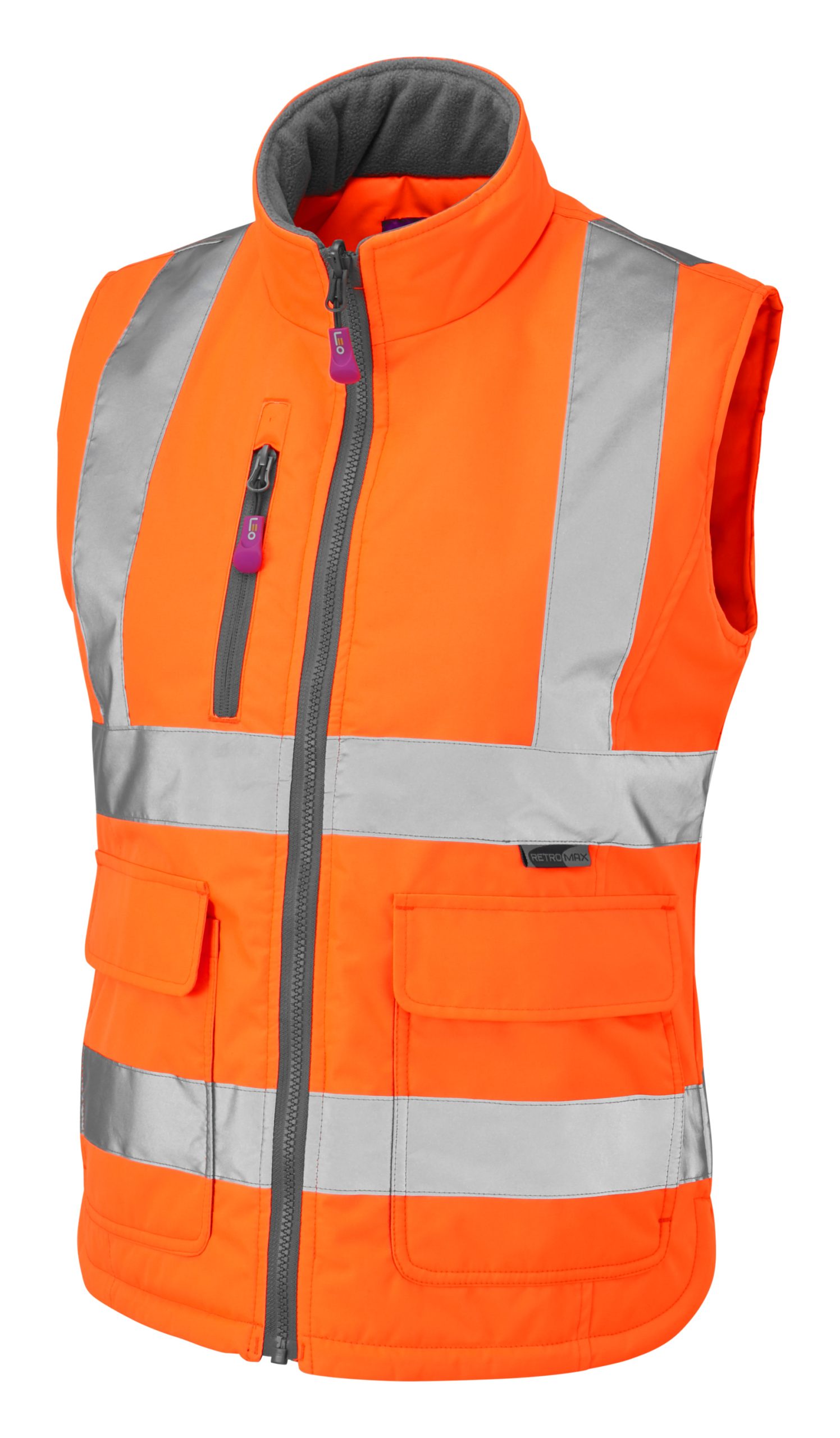 Leo Sandymere BWL01-O Ladies Bodywarmer Orange