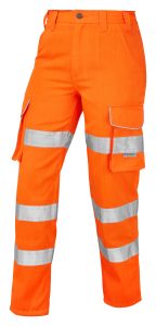 Leo Pennymoor Women’s Polycotton Trousers - Orange - Regular Leg CL01-O