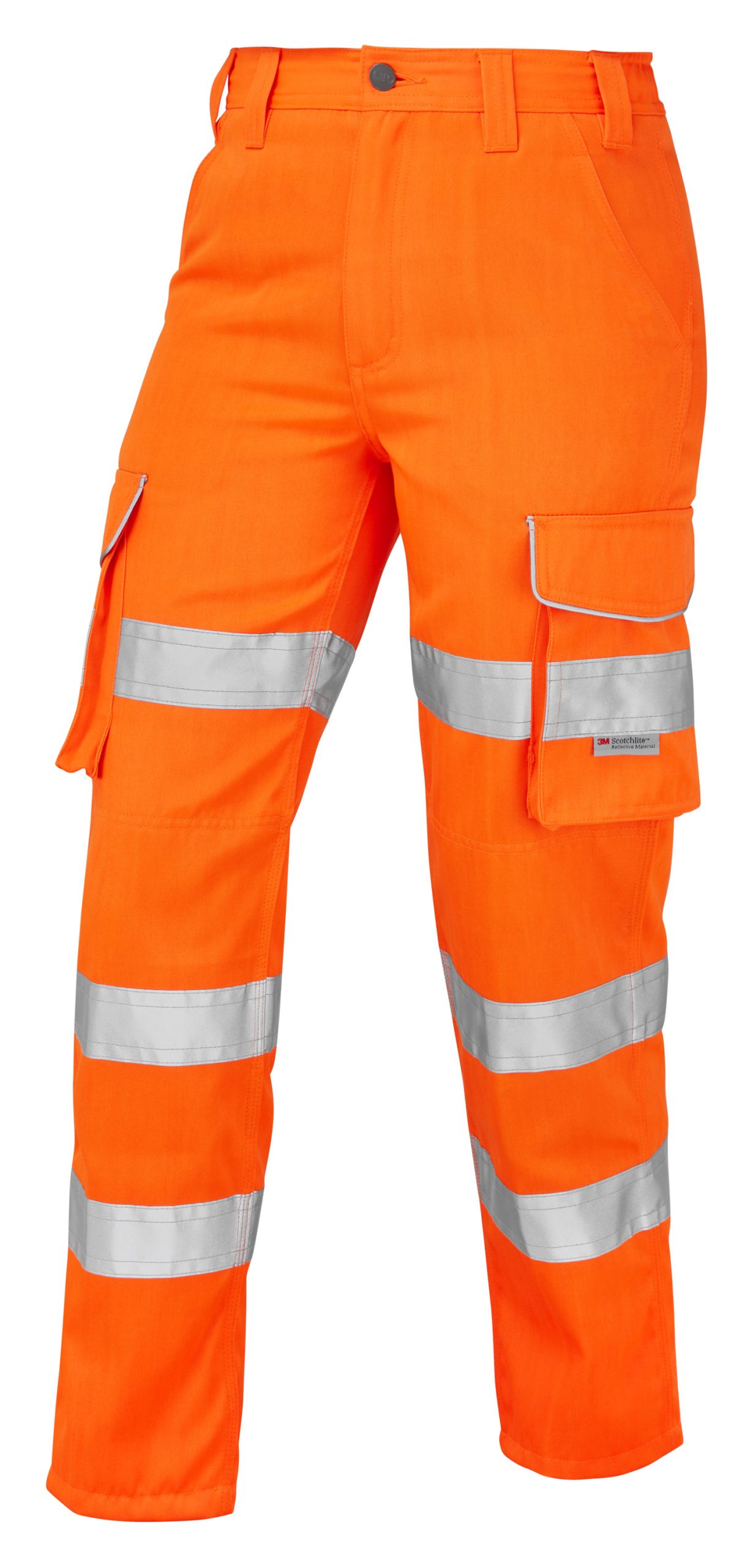 Leo Pennymoor Women’s Polycotton Trousers – Orange – Regular Leg CL01-O