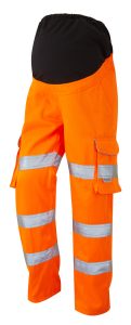 Leo Verity Ladies Maternity Cargo Trouser - CM01-O Orange