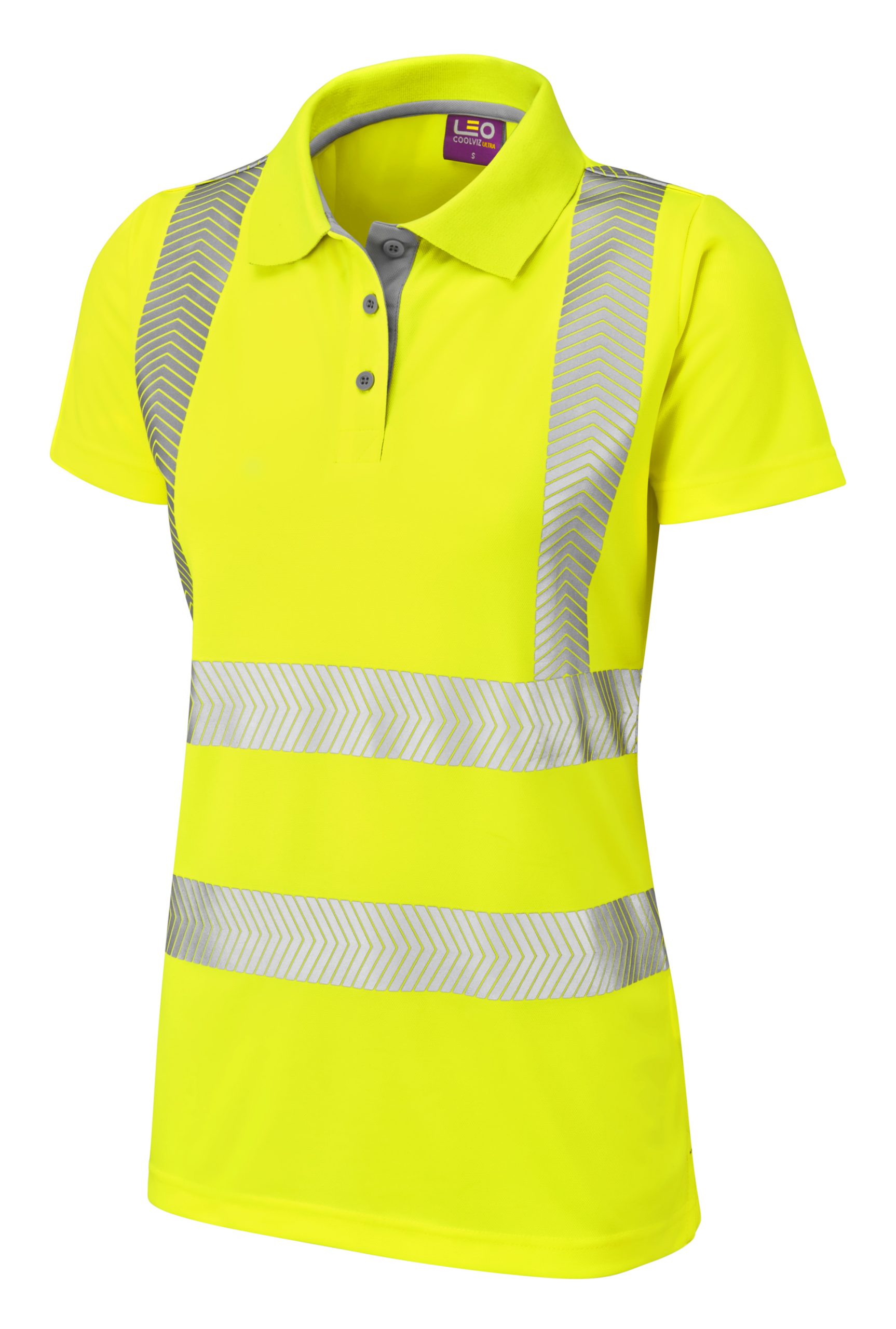 Leo PL03-Y Pippacott Ladies Coolviz-Plus Polo – Yellow