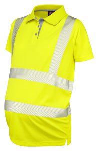 Leo Lovacott Coolviz Ladies Maternity Polo Shirt - Yellow PM03-Y