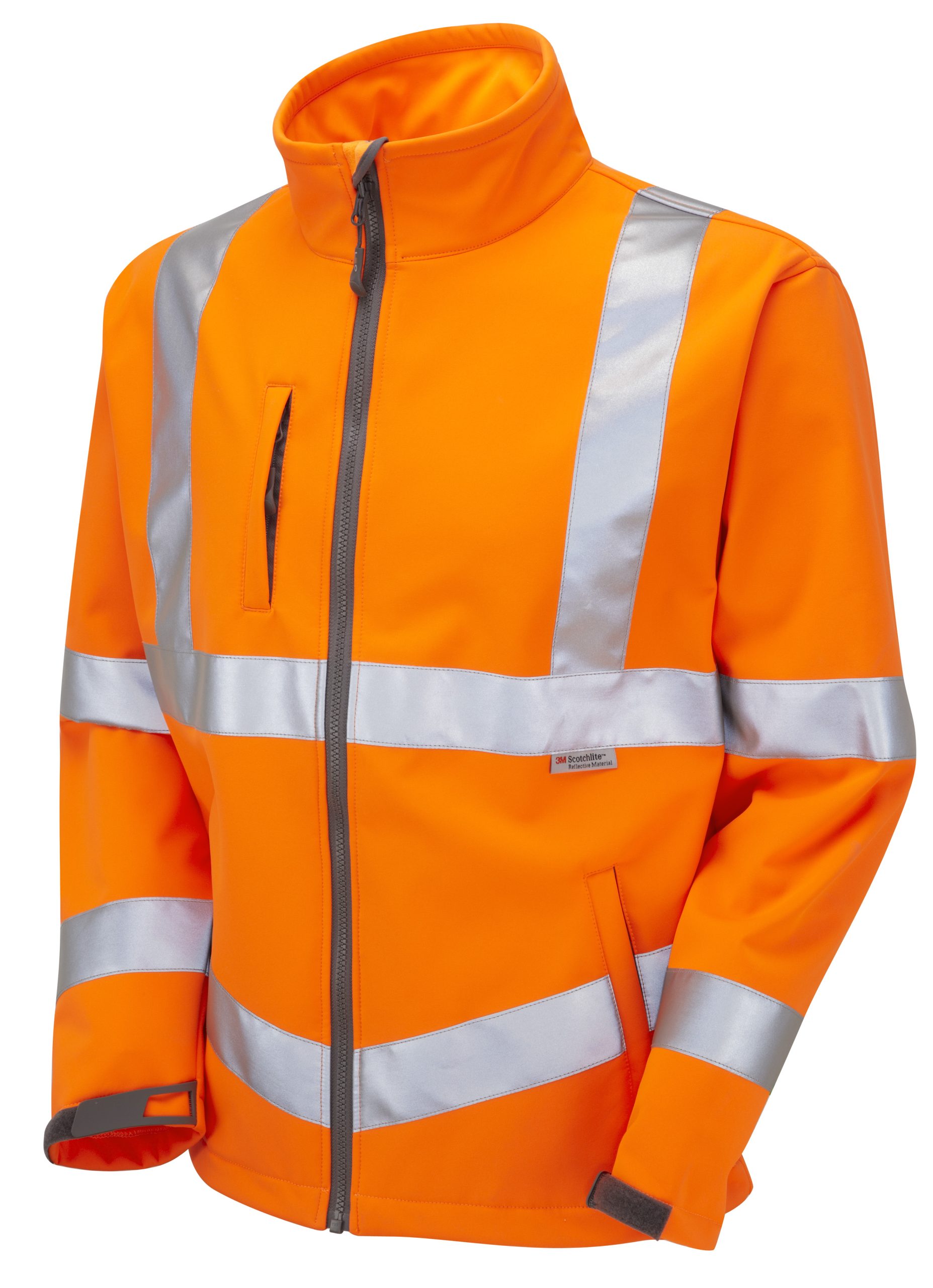 Leo Buckland Class 3 Softshell Jacket (SJ01-O) – Orange
