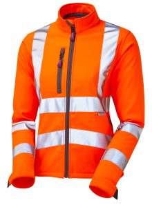 Leo SJL01-O Honeywell Womens Softshell - Orange